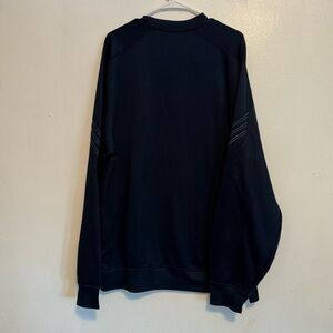Adidas Dark Blue Sweatshirt Yellow M Logo Climawarm Mens 2XL LongSleeve Michigan